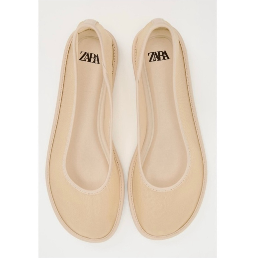 Zara Mesh Ballet Flats
